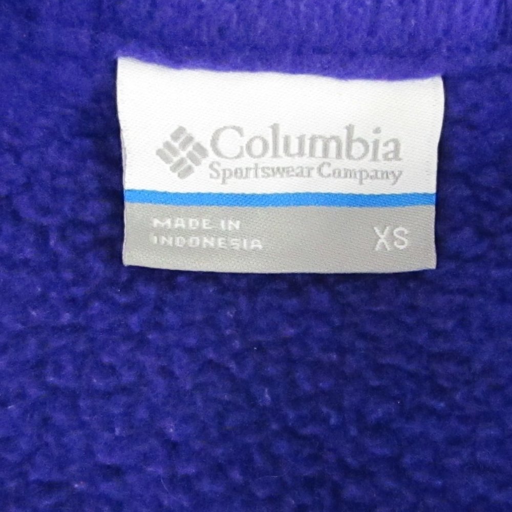 Columbia | Women's | Fleece | Zip-Up | XS | Purple - Picture 4 of 4